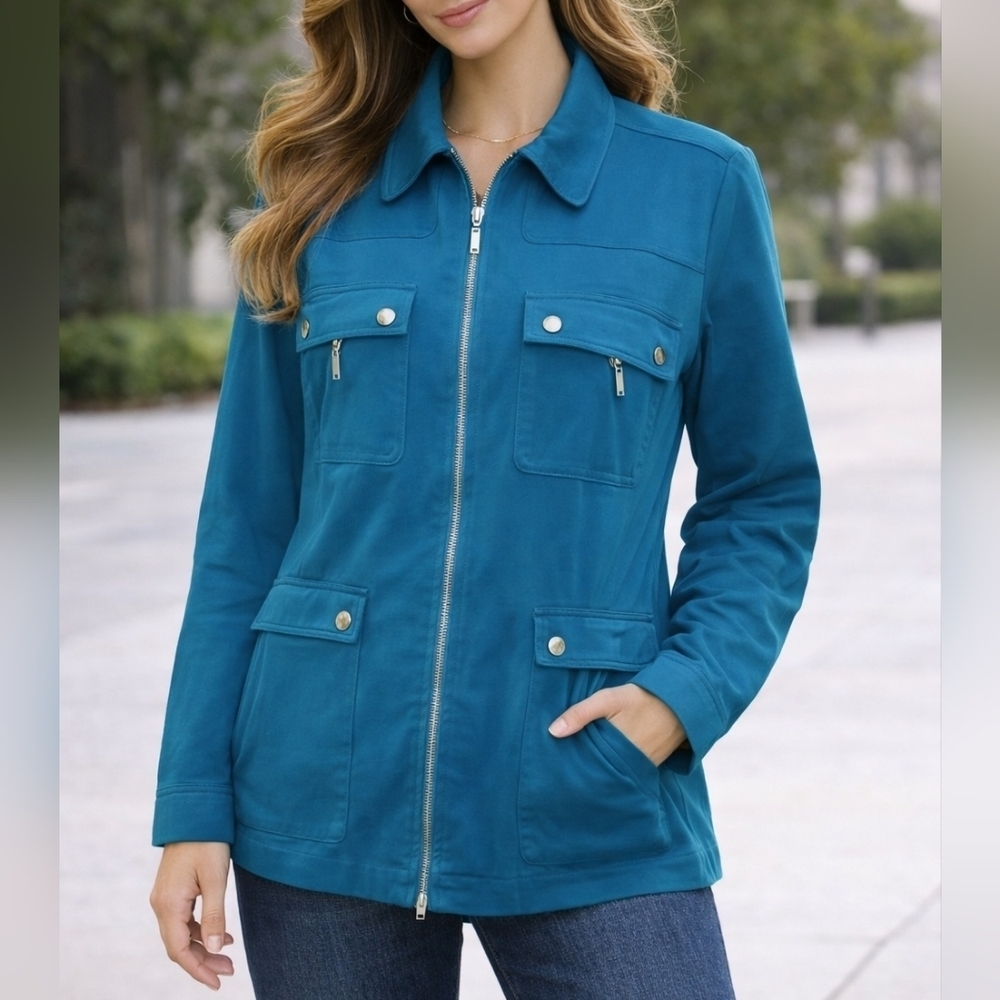 VTG PETER NYGARD Transitional Utility Safari Field Zipper Jacket